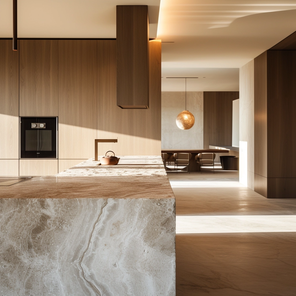 diseño interior cocina para piso grande